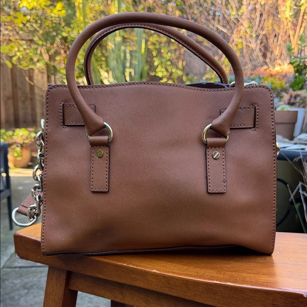 Michael Kors Tan Leather Satchel - Picture 3 of 8